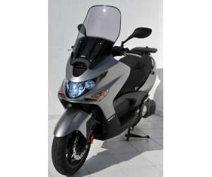 SCOOTER WINDSHIELD ERMAX HIGH PROTECTION (TOTAL HEIGHT 60 CM) FOR 250/300/500 X CITING 2005/2008 SMOKED 