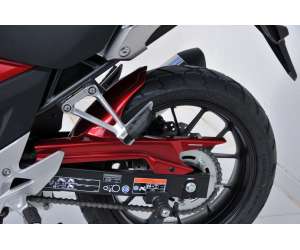 PARAFANGO  POSTERIORE ERMAX FOR CB 500 X 2016/2017 SILVER CARBON LOOK 