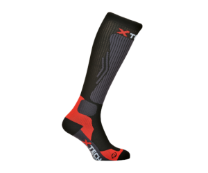 Calze moto tecniche sportive invernali compression nere e arancioni XTECH taglia 35 - 38