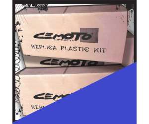 Kit plastiche   BLU cross enduro cemoto per  KTM  EXC 2004 EXCF 2004     