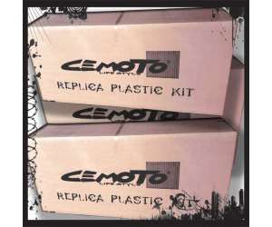 Kit plastiche   ARGENTO cross enduro cemoto per  KTM EXC 1998/2000 EXCF 1998/2000     