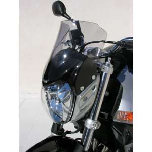 NOSE SCREEN AEROMAX 27 CM + FIX SATIN BLACK ERMAX FOR GSR 600 2006/2011 CLEAR 