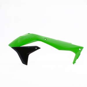 Radiator scoops caches air box plastic kit cemoto for     KAWASAKI KXF 450 2016 / 2018 