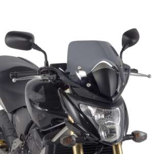 Cupolino parabrezza  per HONDA Hornet 600  /  Hornet 600 ABS  2007 - 2008 - 2009 - 2010   Fabbricato da Kappa colore fume codice prodotto KA309