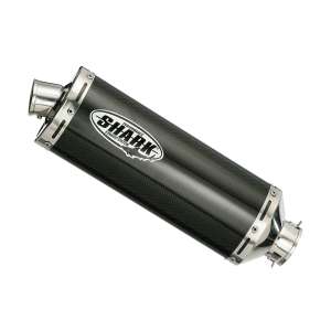 Scarico DUCATI Monster S2R 1000 2006 - 2007 - 2008  .  SHARK R&D Slip on High Up terminale di scarico carbonio colore carbonio