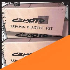 Kit plastiche   ARANCIO cross enduro cemoto per  KTM EXC 2001/2002 EXCF 2001/2002     